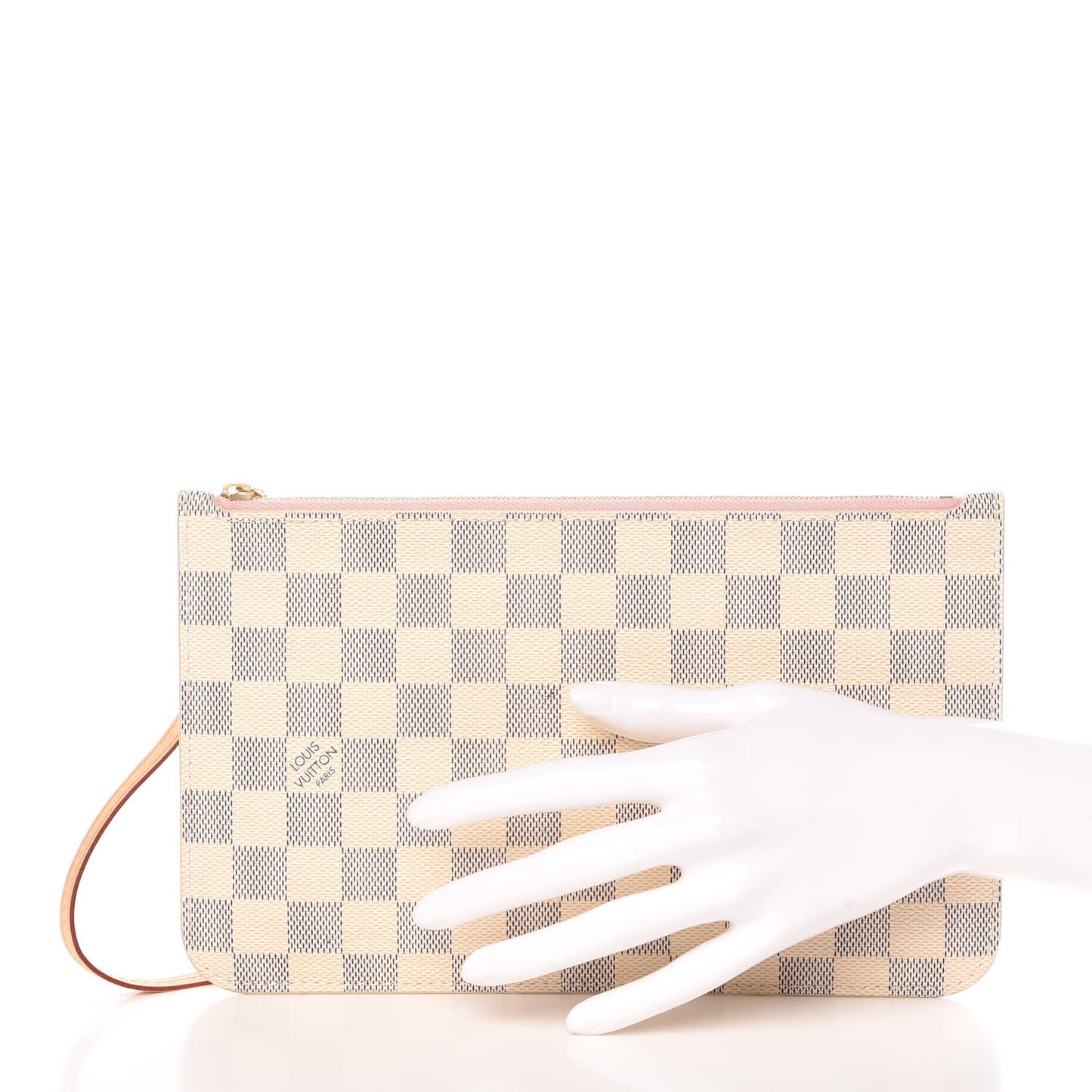 Damier Azur Neverfull MM GM Pochette Rose Ballerine