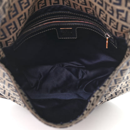 Fendi Zucchino Mama Baguette Navy 4 of 12