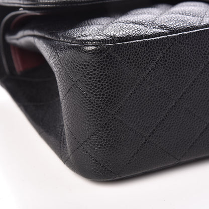 Chanel Caviar Quilted Jumbo Double Flap Black 5 of 9