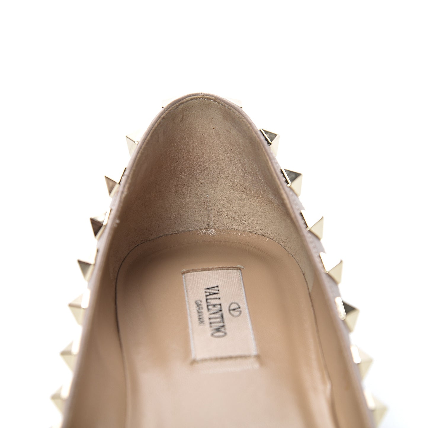 Patent Rockstud Ballerina Flats 39 Poudre