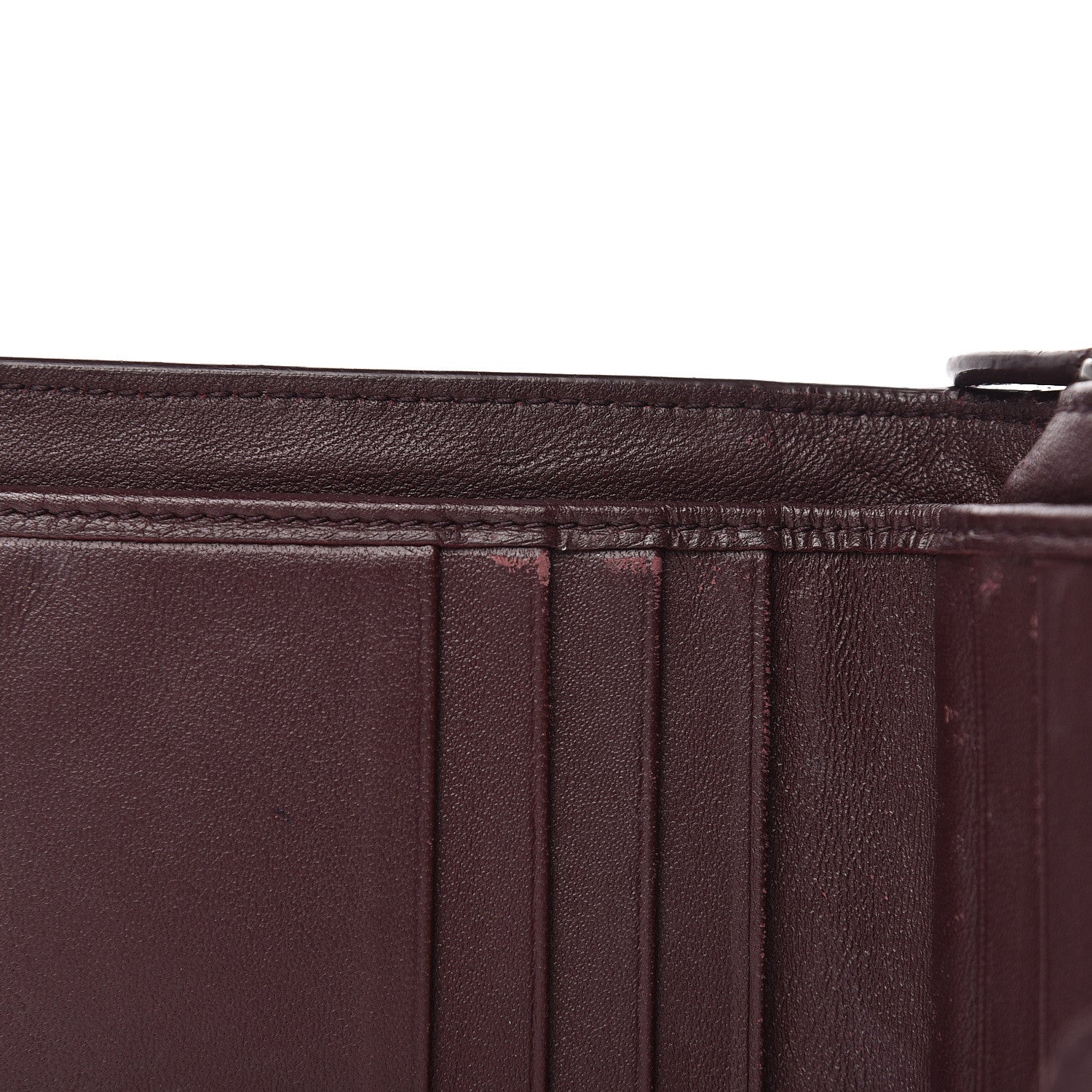 Bottega Veneta Nappa Intrecciato Mini Wallet Dark Barolo 8 of 11
