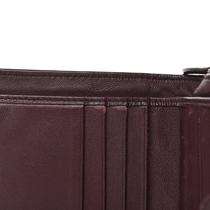 Bottega Veneta Nappa Intrecciato Mini Wallet Dark Barolo 8 of 11