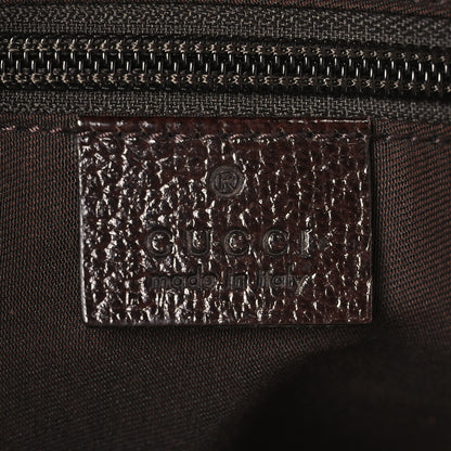 Gucci Monogram Web Medium Flat Messenger Bag Brown 6 of 10