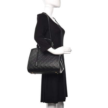 Louis Vuitton Empreinte Montaigne MM Black 3 of 10
