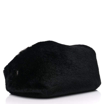 Alexander Wang Faux Fur Small Scrunchie Bag Black 4 of 9