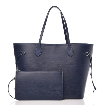 Louis Vuitton Epi Neverfull MM Indigo 1 of 10