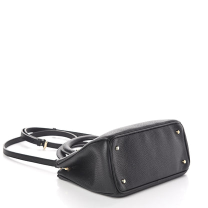 Christian Dior Bullcalf Small Diorissimo Tote Black Rose Indien 4 of 9