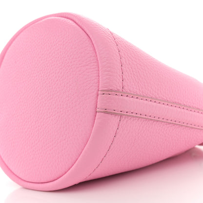 Marc Jacobs Grained Calfskin The Mini Bucket Bag Fluro Candy Pink 10 of 14