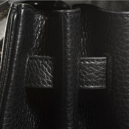 Hermes Taurillon Clemence Birkin 35 Black 5 of 23