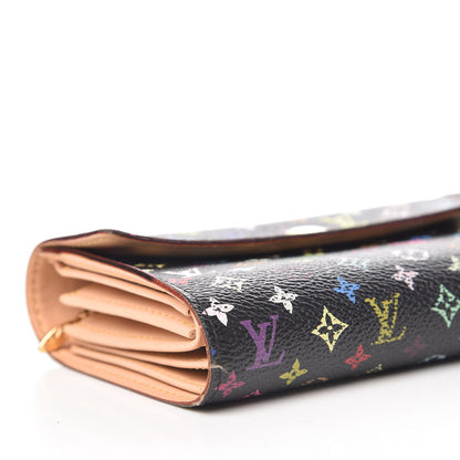 Louis Vuitton Monogram Multicolor Alexandra Wallet Black 3 of 11