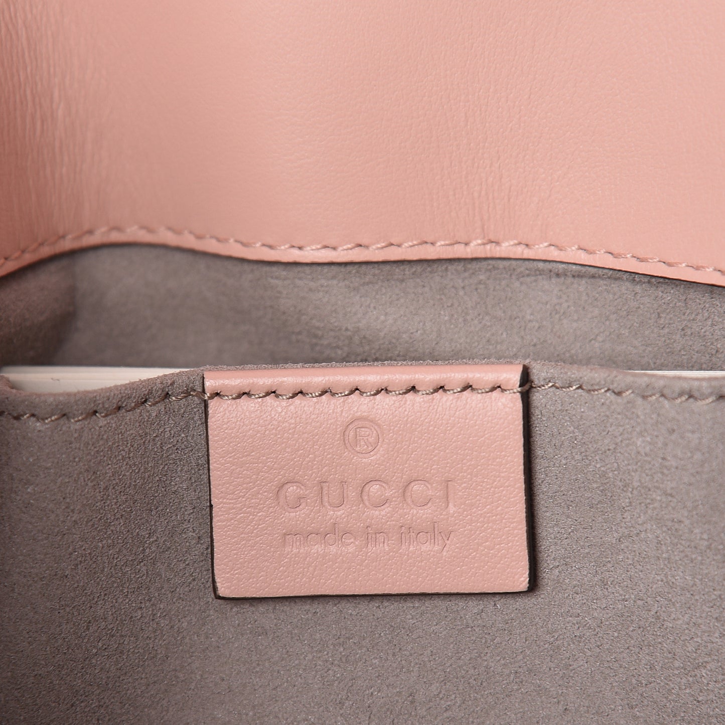 Calfskin Matelasse Mini GG Marmont Shoulder Bag Perfect Pink
