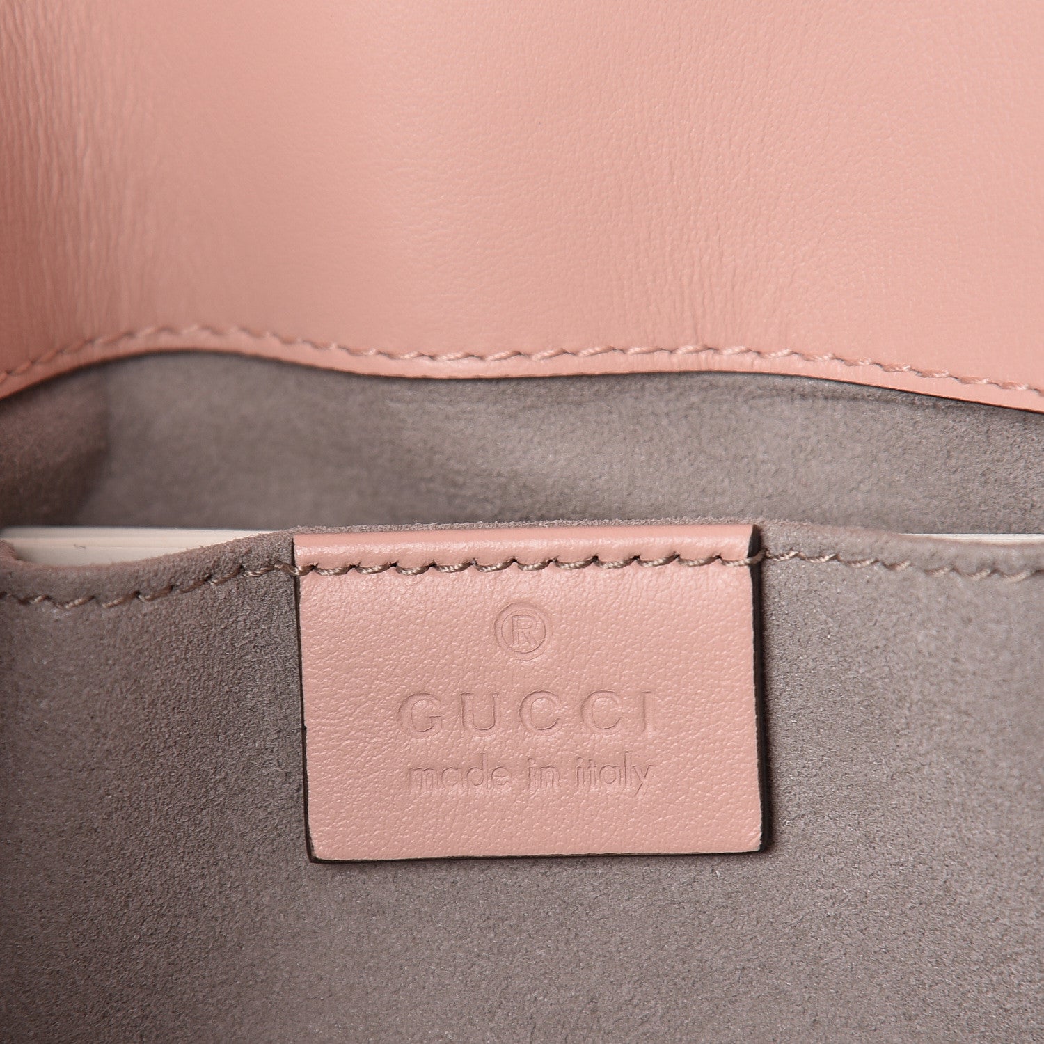 Gucci Calfskin Matelasse Mini GG Marmont Shoulder Bag Perfect Pink 6 of 10