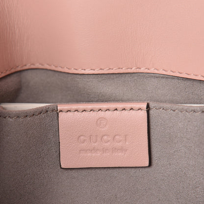 Gucci Calfskin Matelasse Mini GG Marmont Shoulder Bag Perfect Pink 6 of 10