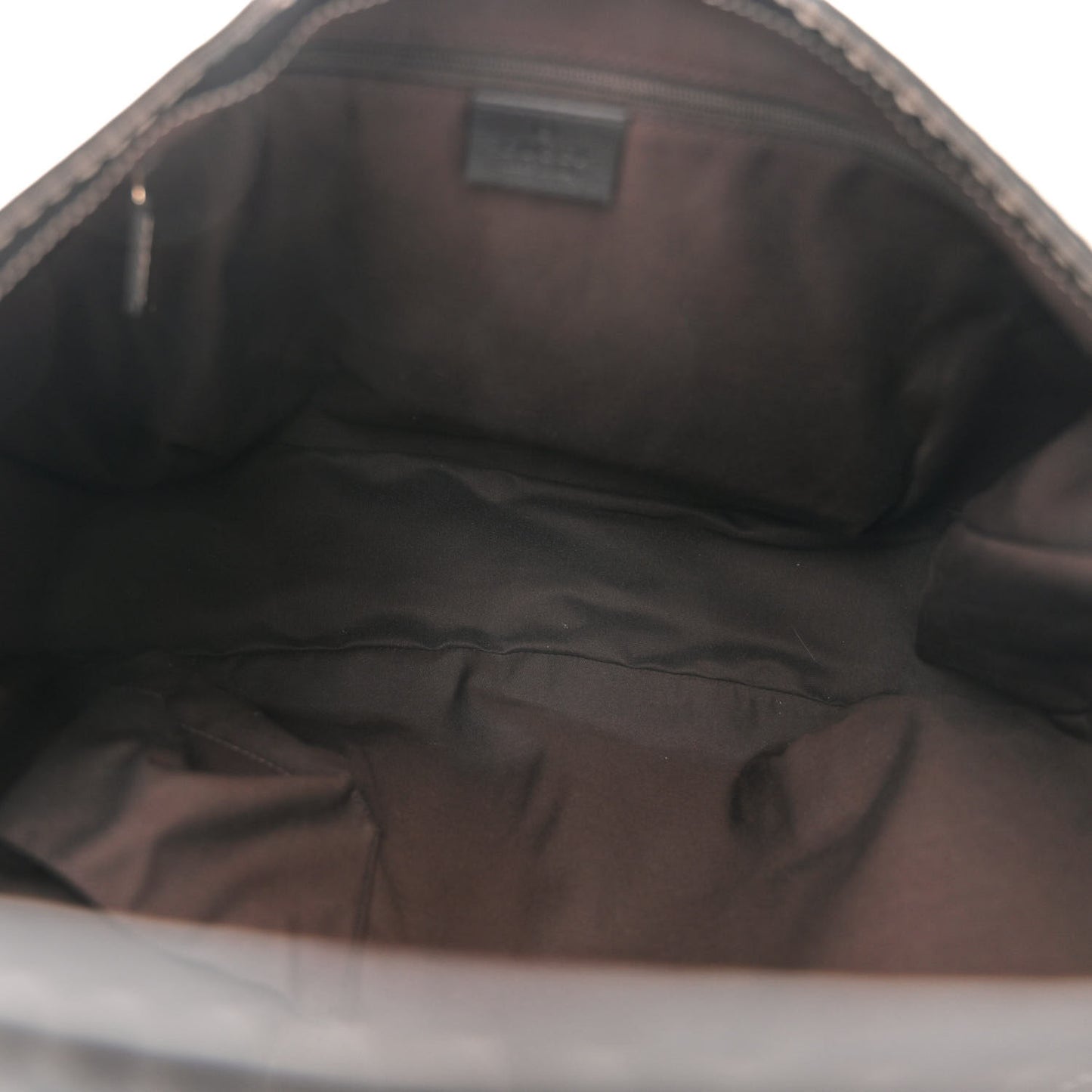 Monogram Large New Ladies Web Hobo Dark Brown