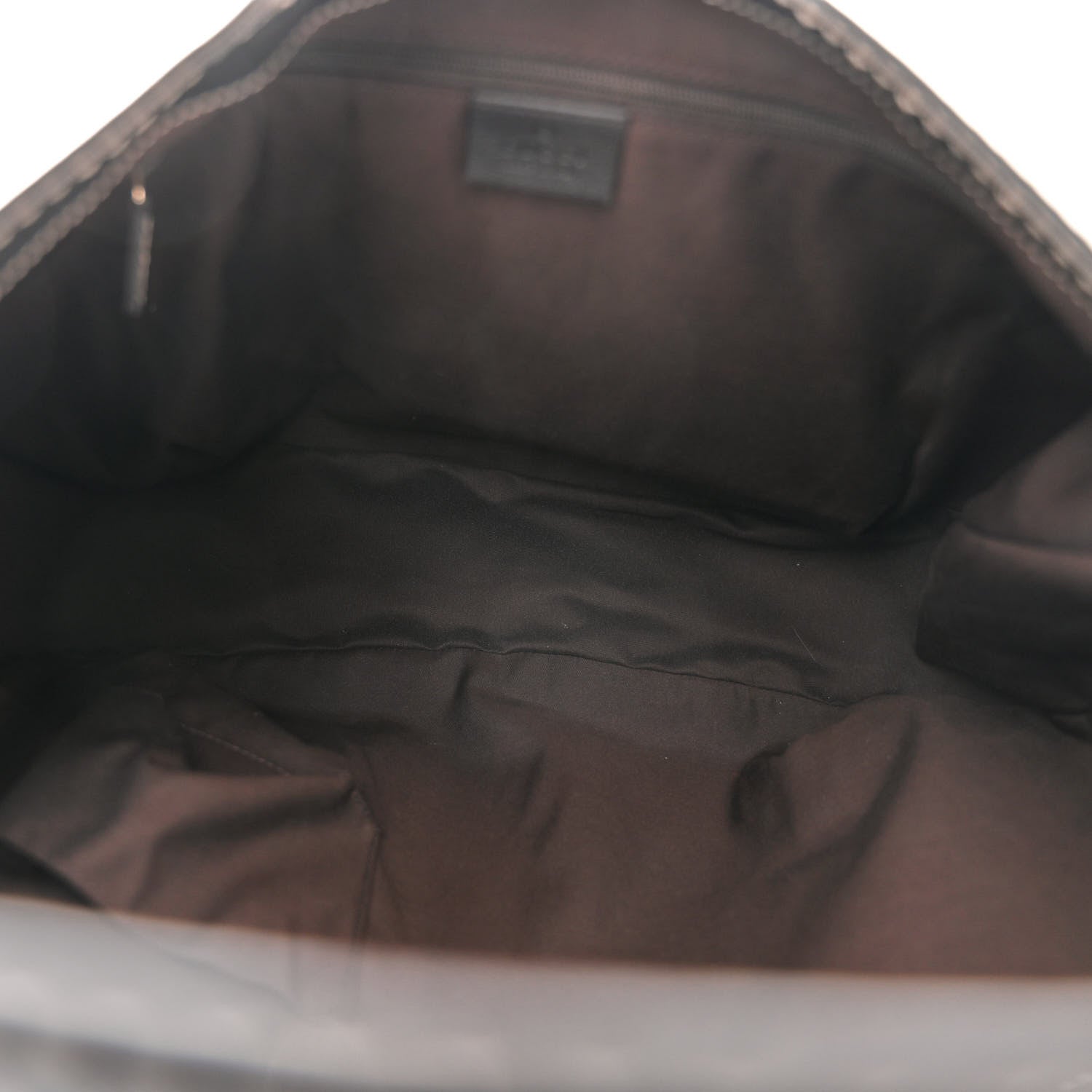 Gucci Monogram Large New Ladies Web Hobo Dark Brown 5 of 10