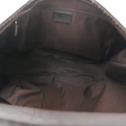 Gucci Monogram Large New Ladies Web Hobo Dark Brown 5 of 10