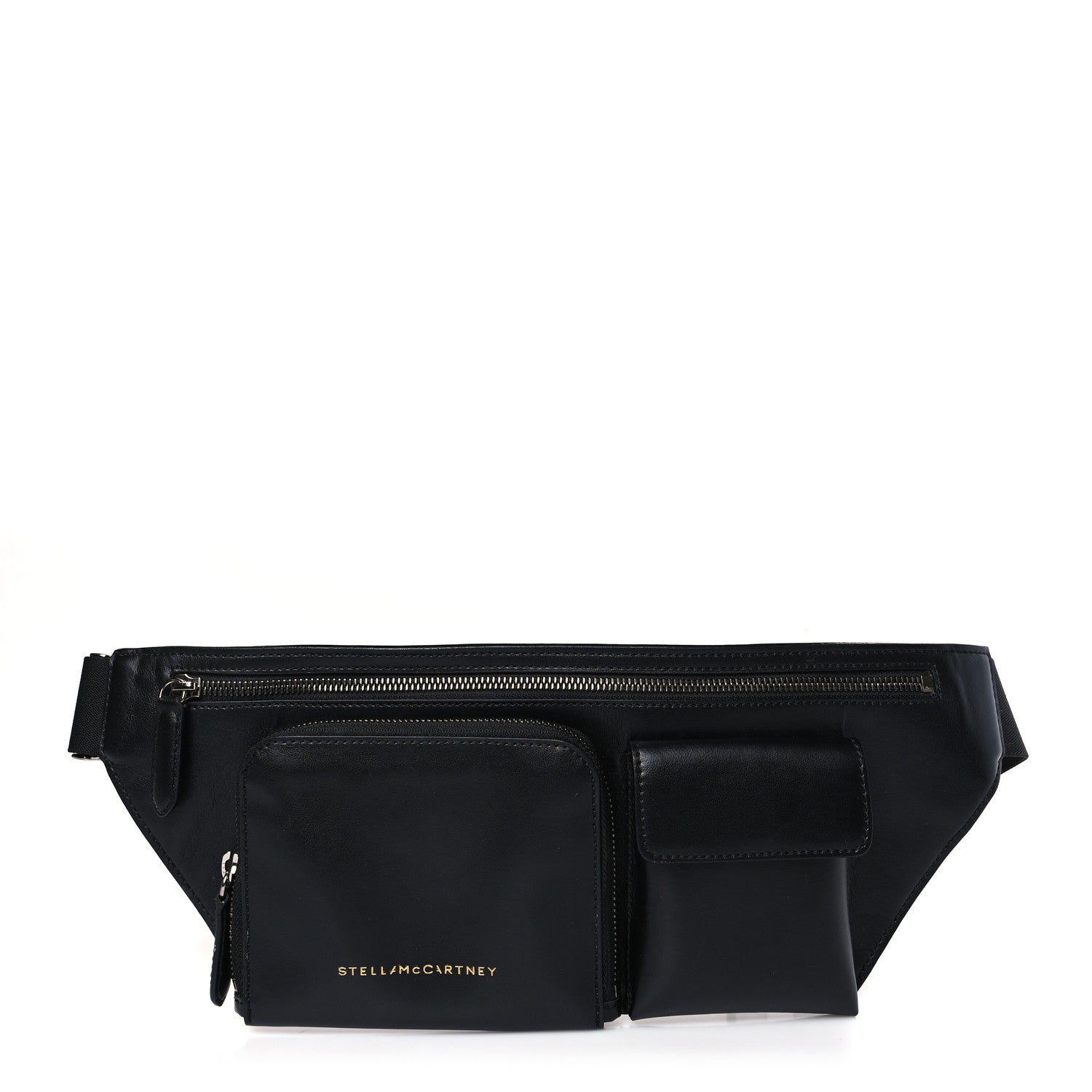 Stella McCartney Eco Alter Nappa Zipit Belt Bag Black 1 of 9