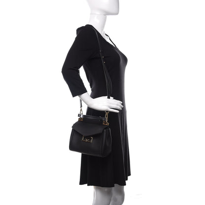 Givenchy Calfskin Mini Mystic Shoulder Bag Black 3 of 9