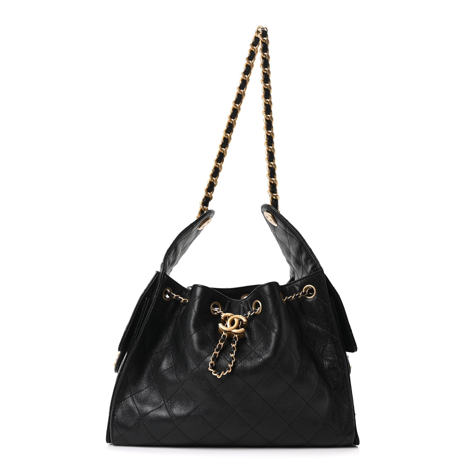 Chanel Caviar Quilted Small Chanel 25 Handbag Black 1 of 10
