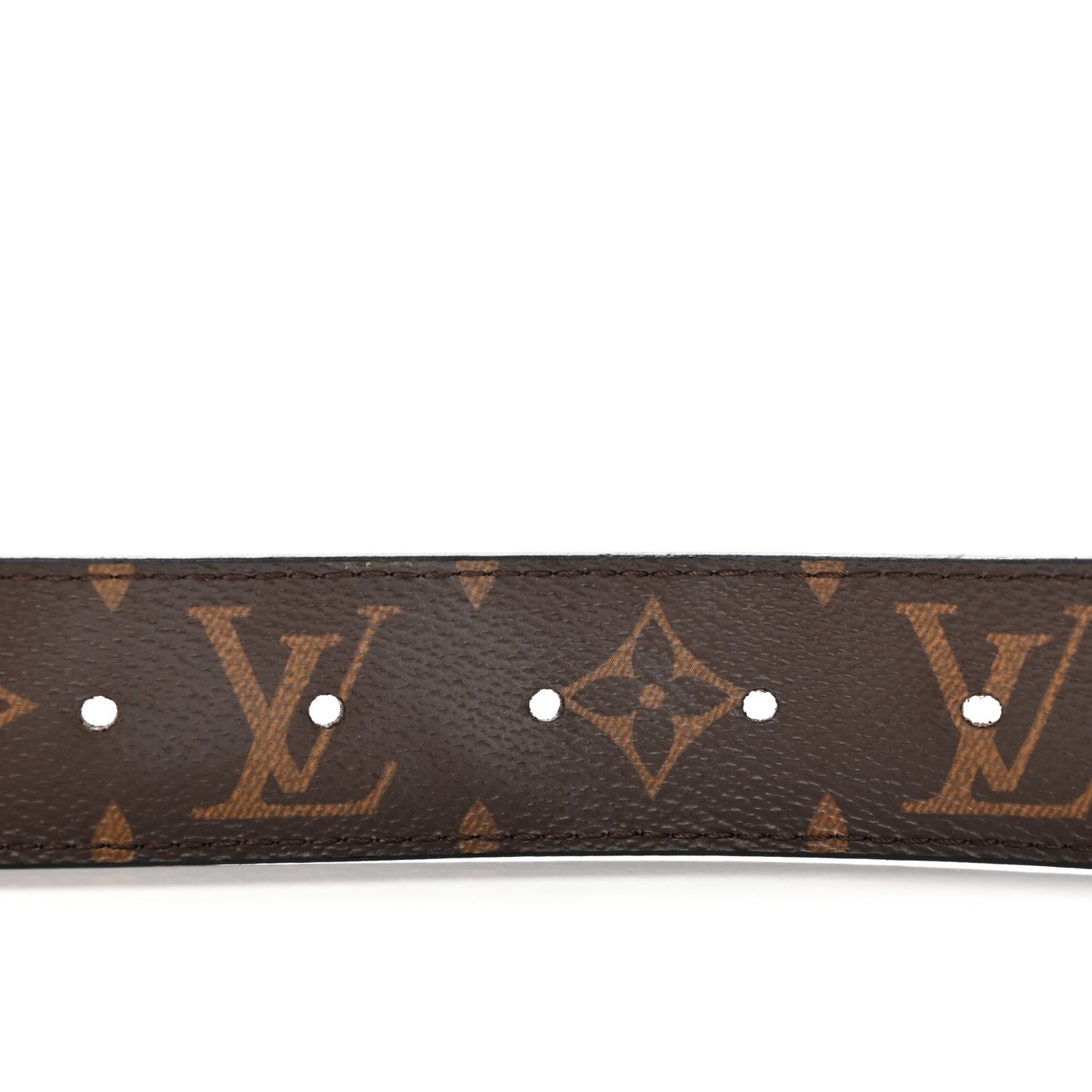 Monogram Epi 35mm LV Circle Reversible Belt 80 32 Black