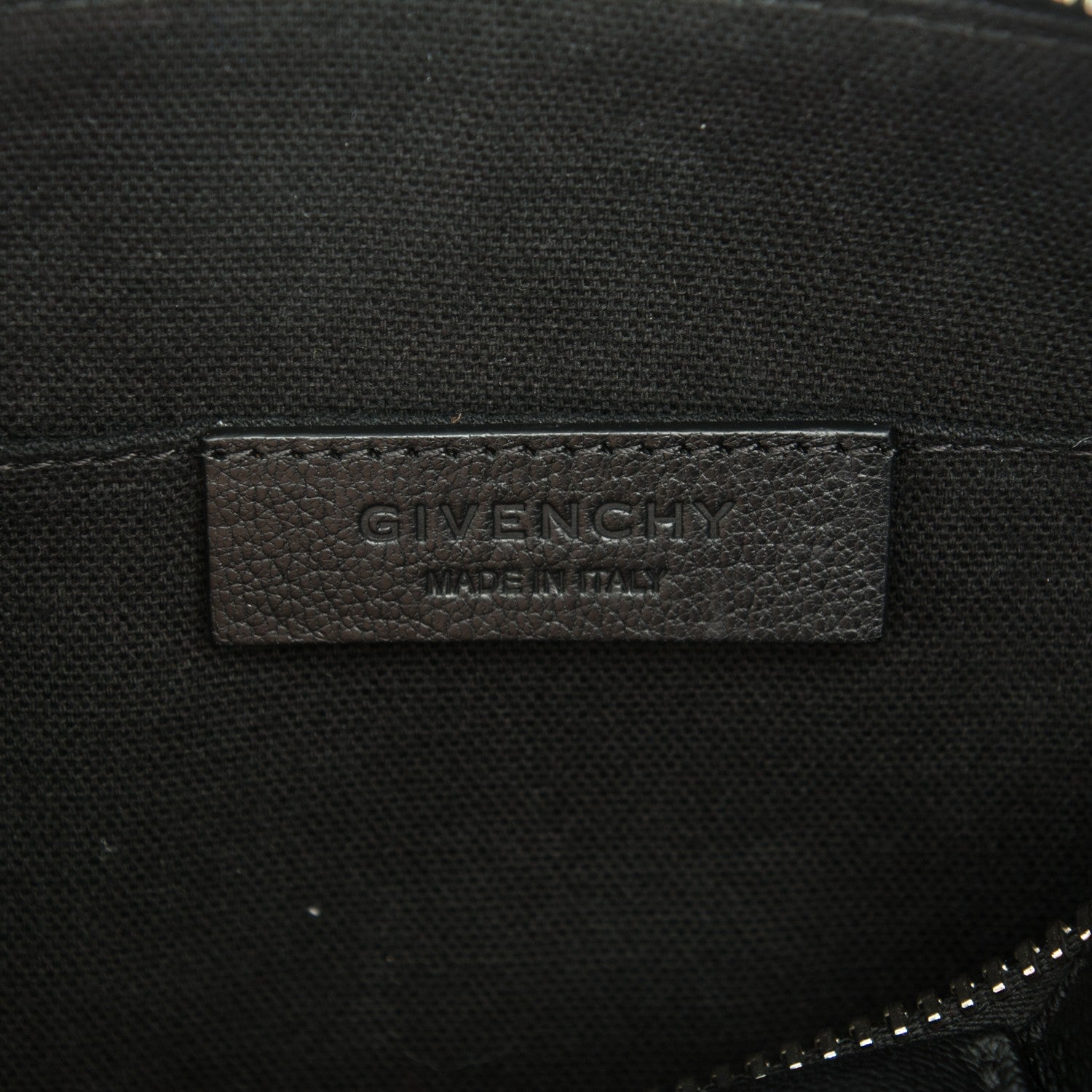 Givenchy Sugar Goatskin Small Antigona Beauty Wristlet Black 6 of 7