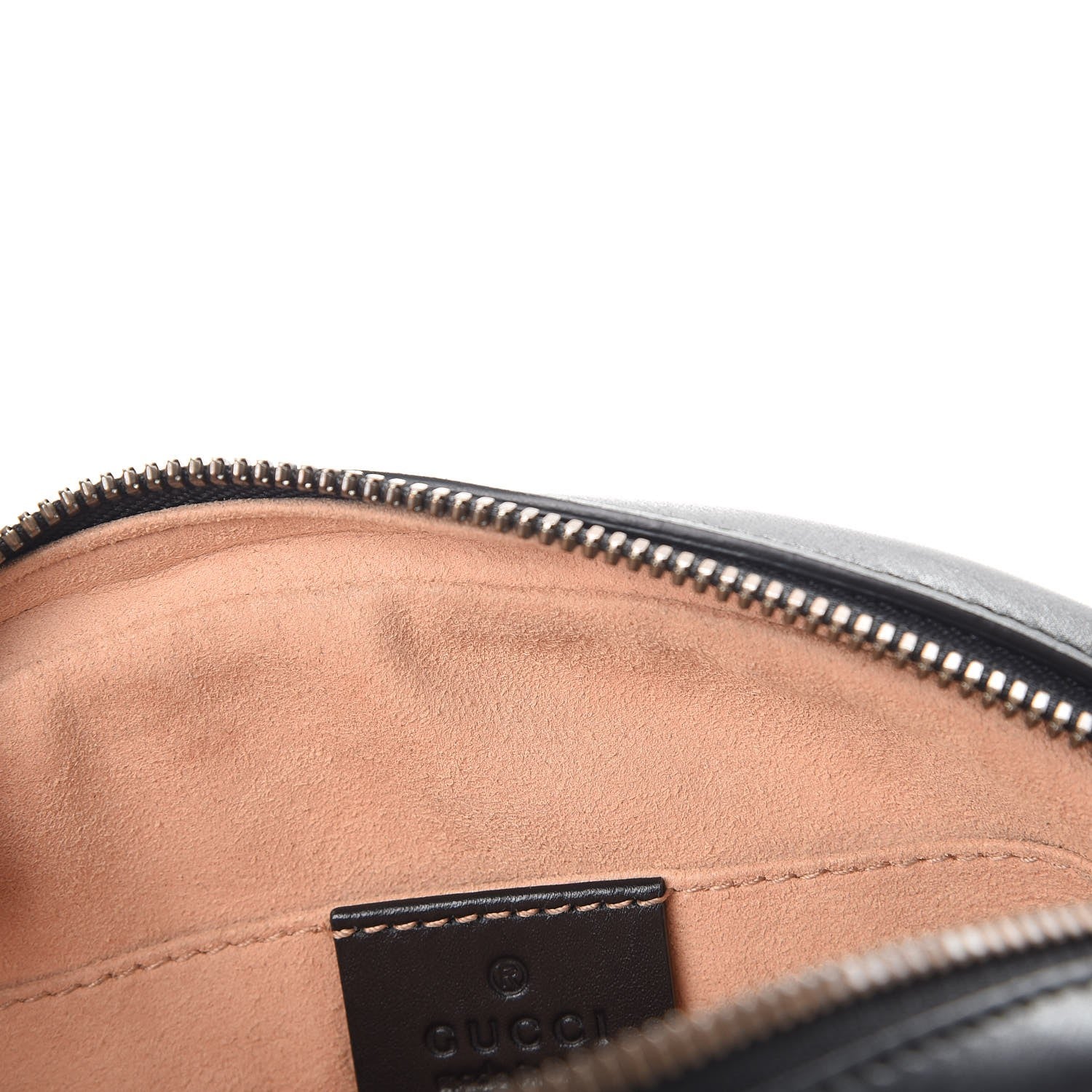 Gucci Calfskin Matelasse GG Marmont Belt Bag 105 42 Black 9 of 13