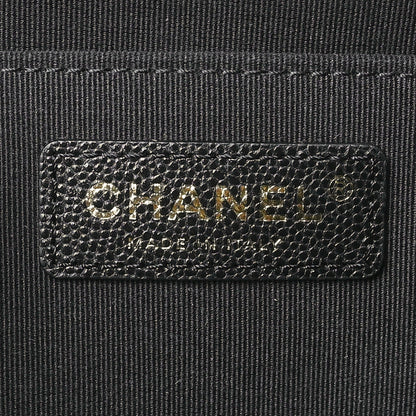 Chanel Caviar Quilted XXL Travel Flap Bag Black 6 of 10