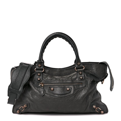 Balenciaga Agneau Giant 12 Rose Gold Hardware City Anthracite 1 of 13