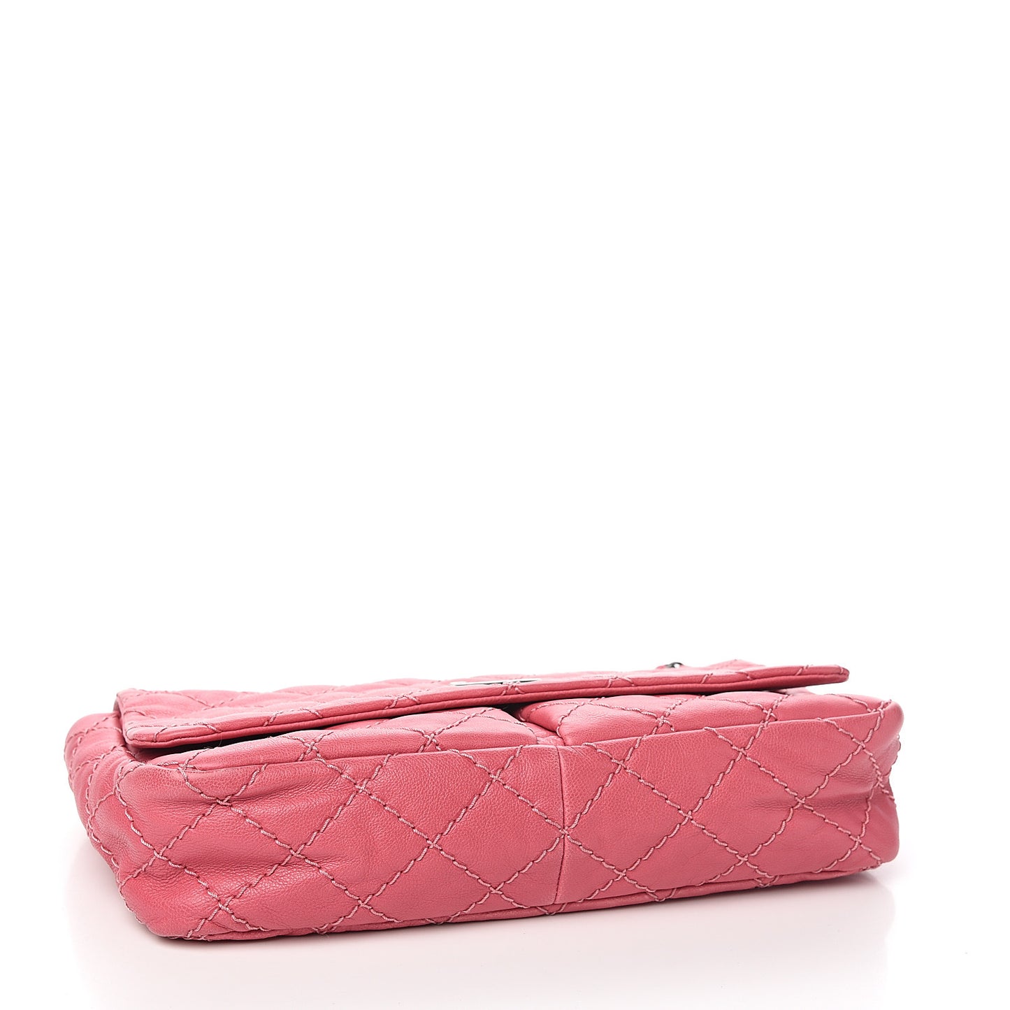 Calfskin Ultimate Stitch Flap Pink
