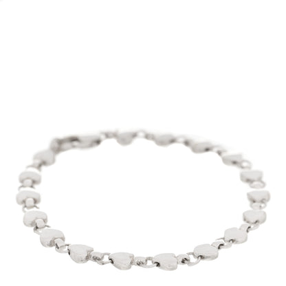Tiffany Sterling Silver Chain of Heart Bracelet 1 of 4
