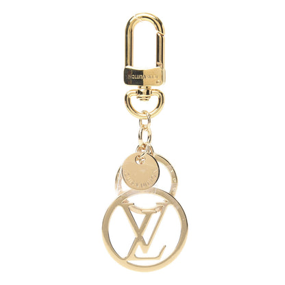 Louis Vuitton LV Circle Bag Charm Key Holder Gold 1 of 4