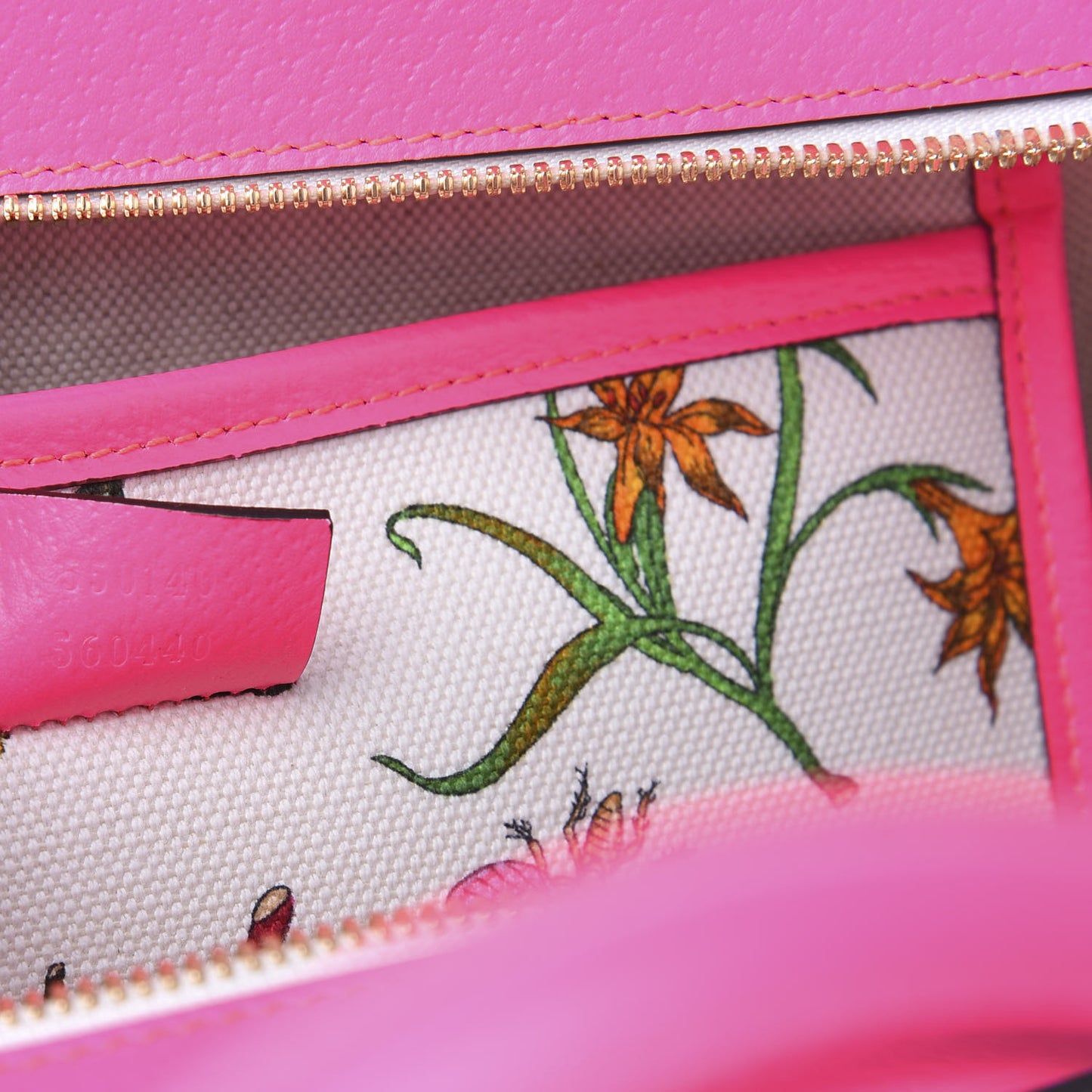 Canvas Large Flora Tote Pink Multicolor Fuchsia
