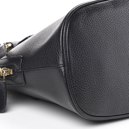 Gucci Calfskin Medium Dome Bag Black 9 of 10
