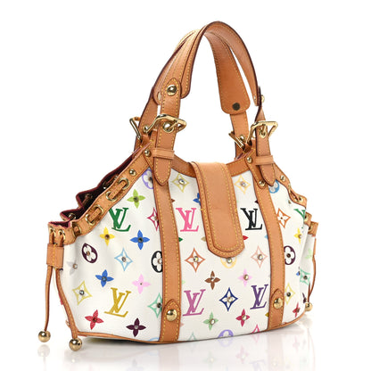 Louis Vuitton Monogram Multicolor Theda GM White 3 of 8
