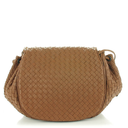 Bottega Veneta Nappa Intrecciato Messenger Light Brown 1 of 8