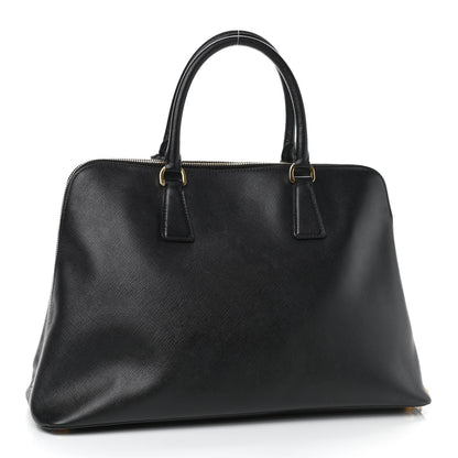 Prada Saffiano Lux Large Promenade Tote Black 2 of 8
