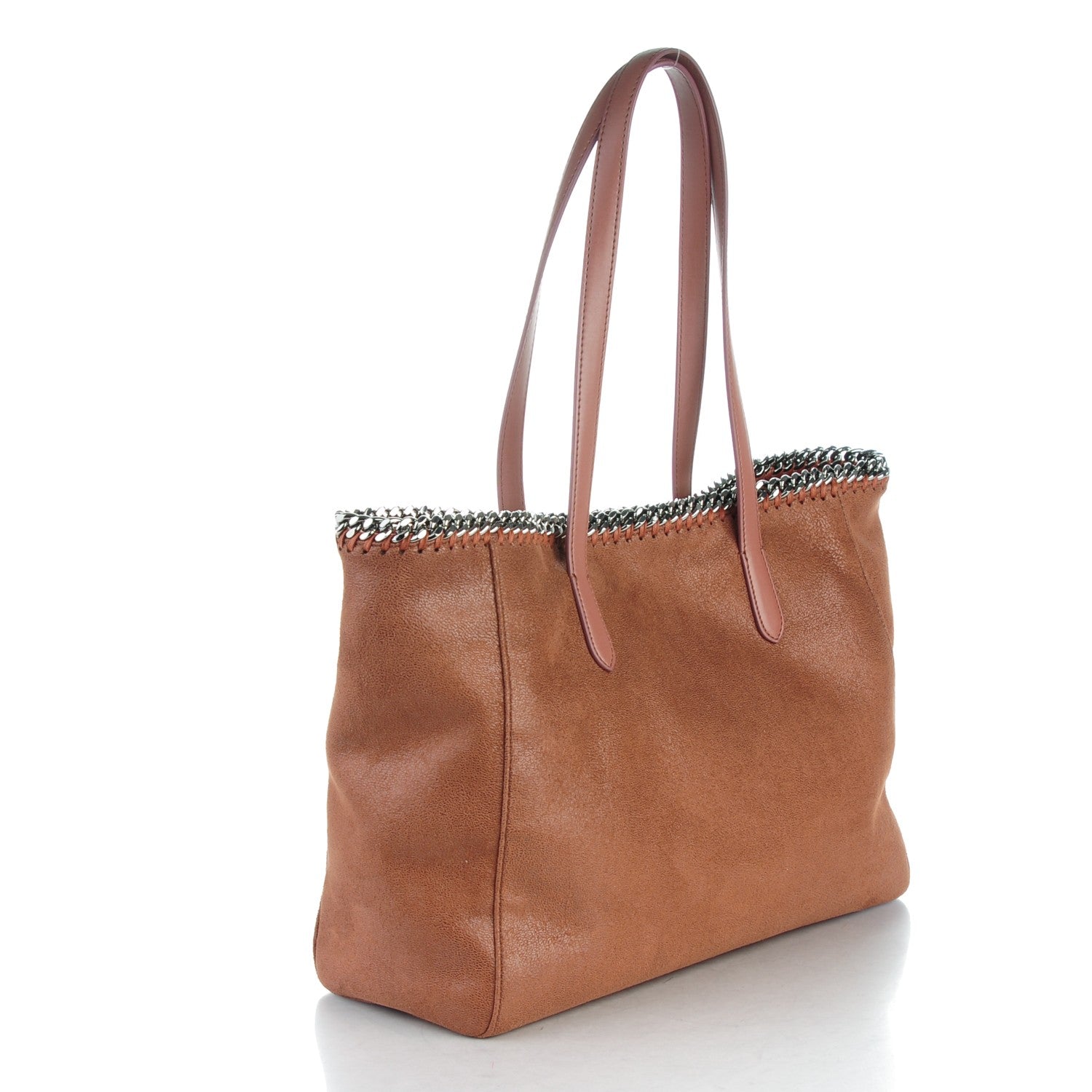 Stella McCartney Shaggy Deer Small Falabella East West Tote Maple 3 of 9