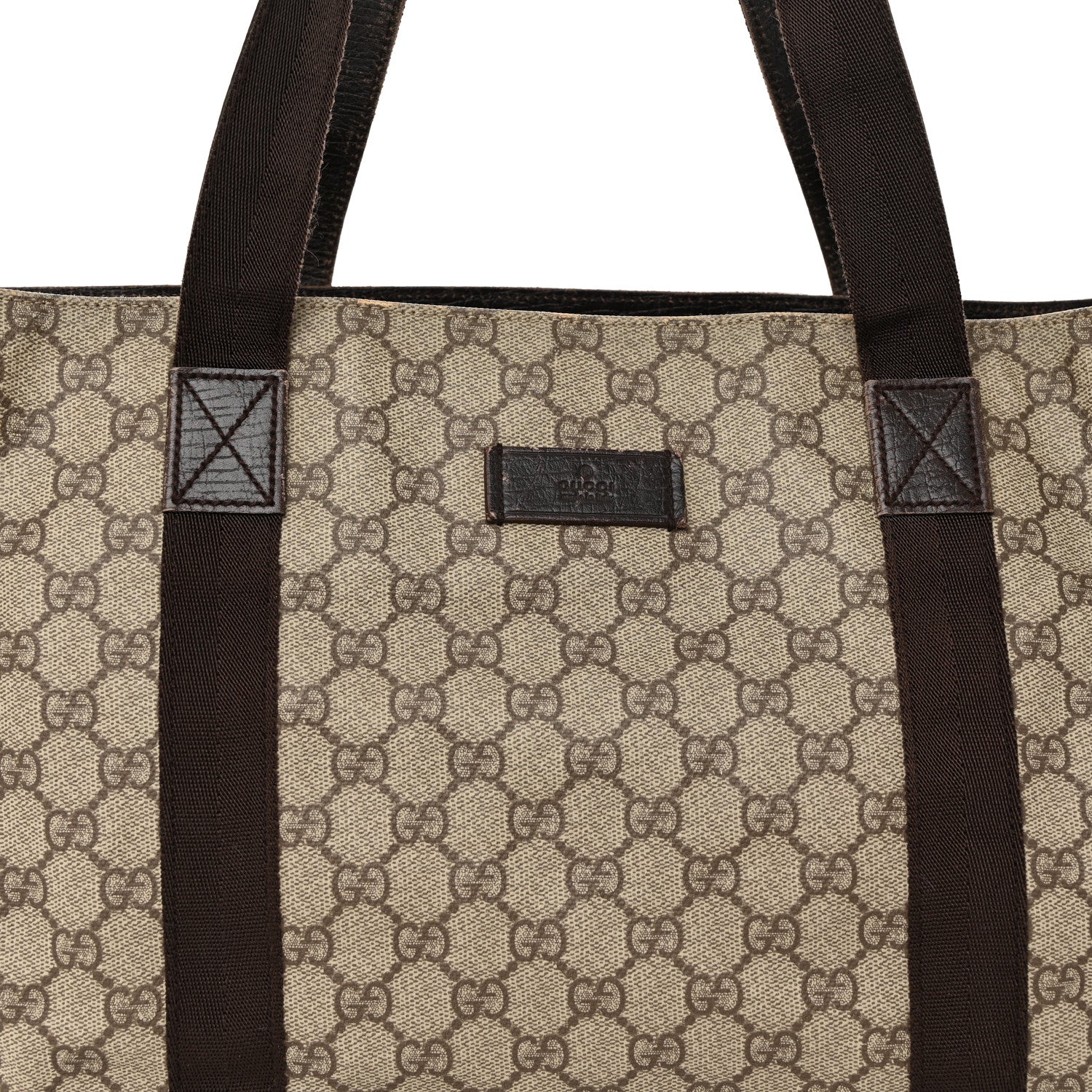 Gucci GG Plus Monogram Medium Tote Dark Brown 8 of 12
