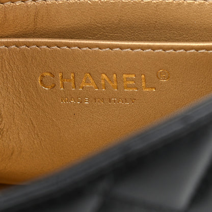 Chanel Lambskin Quilted Mini Pearl Crush Flap Black 6 of 9