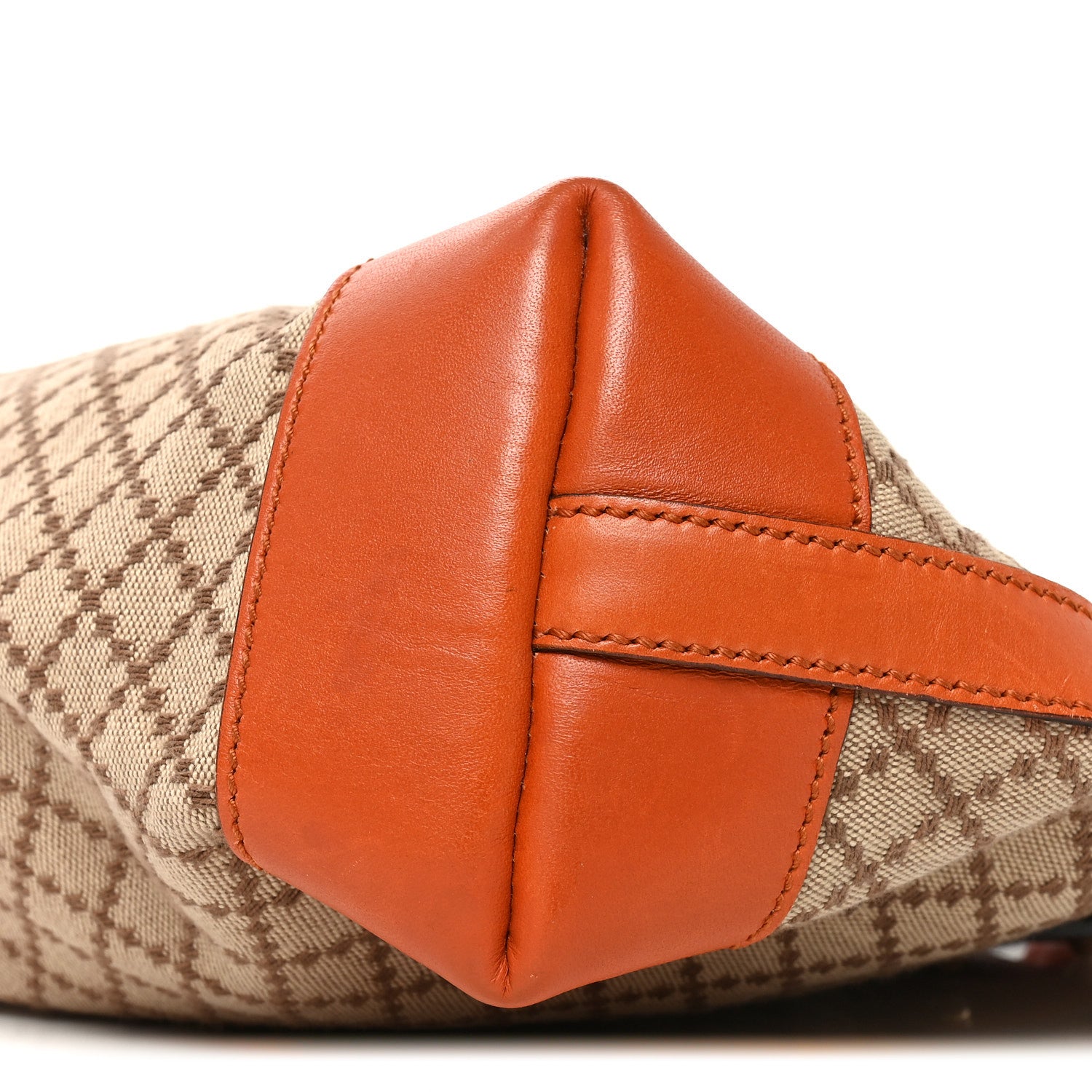 Gucci Diamante Small Craft Tote Orange 10 of 10