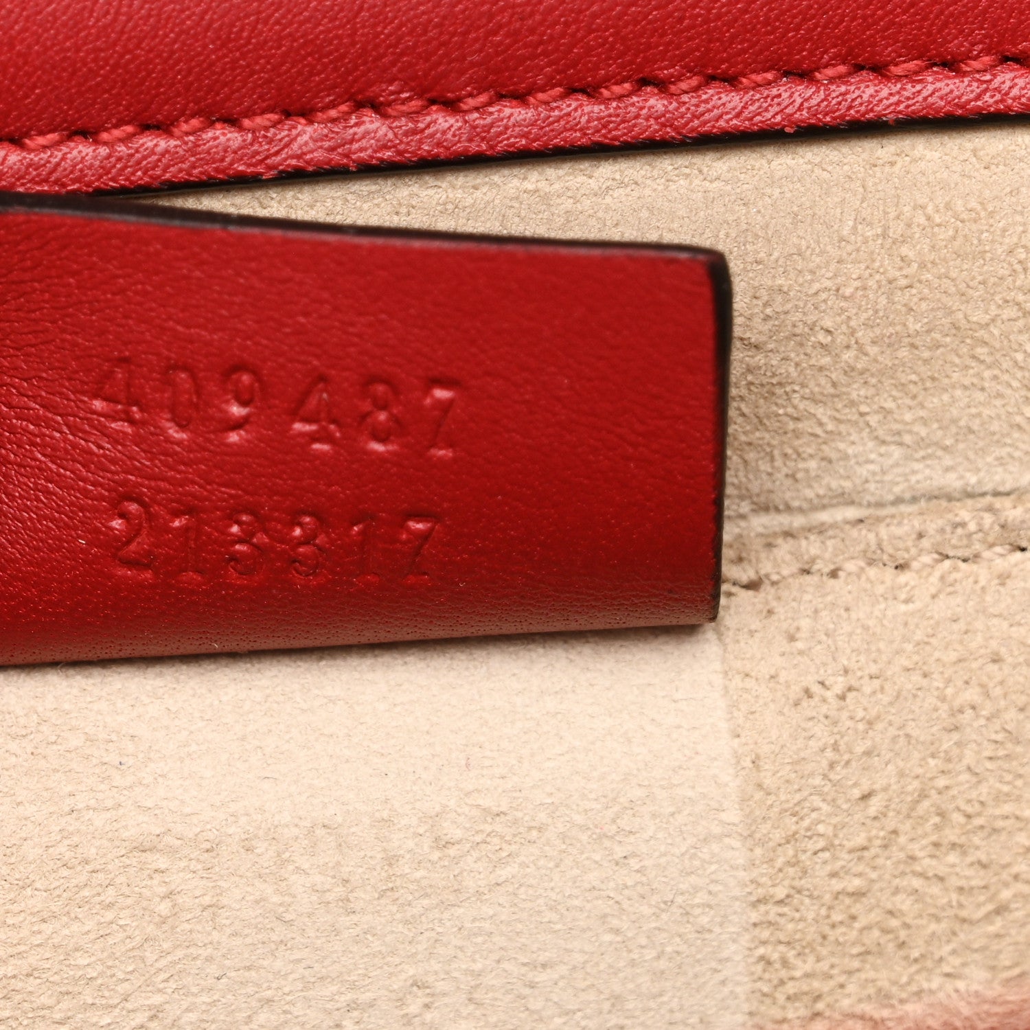 Gucci Snakeskin Small Padlock Shoulder Bag Red 7 of 10