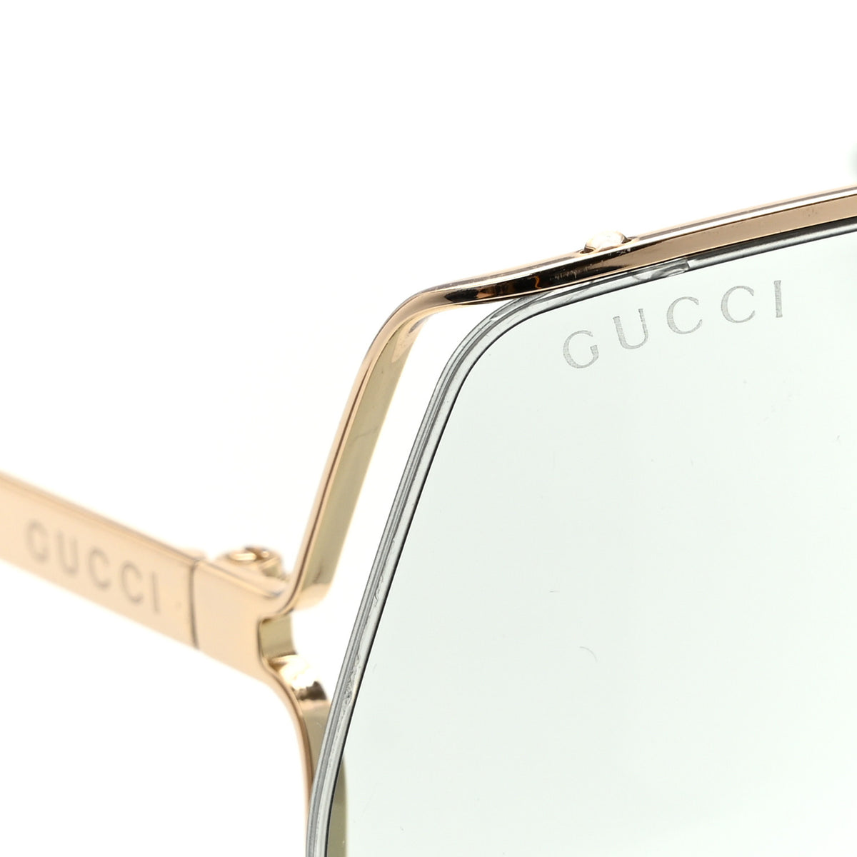 Metal Sunglasses GG0817S Green