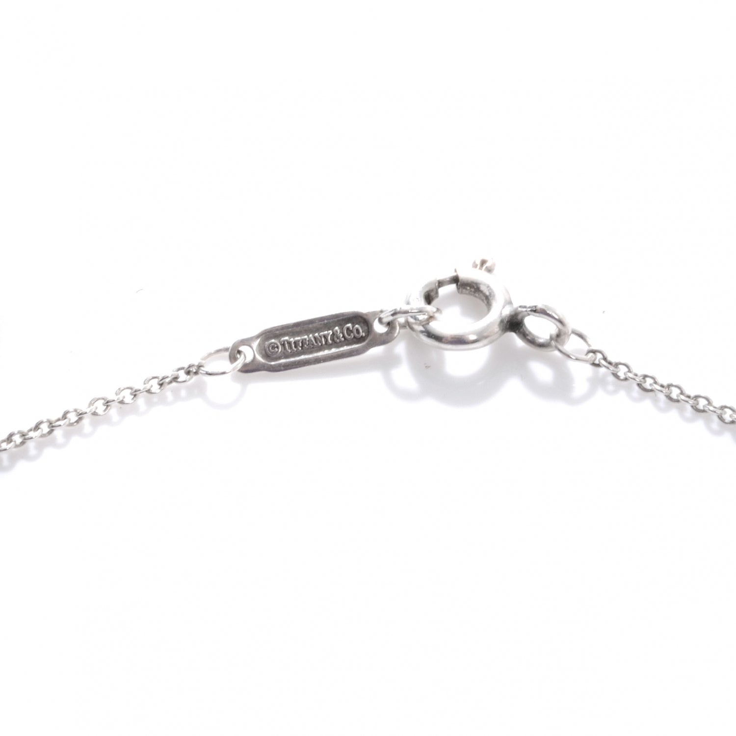 Tiffany Sterling Silver Small Return to Tiffany Heart Pendant Necklace 3 of 6