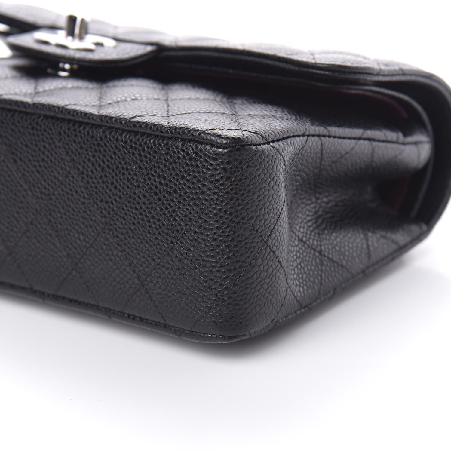 Chanel Caviar Quilted Small Double Flap Black 10 of 12