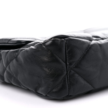 Chanel Goatskin Quilted Large Chanel 19 Flap Black 8 of 10