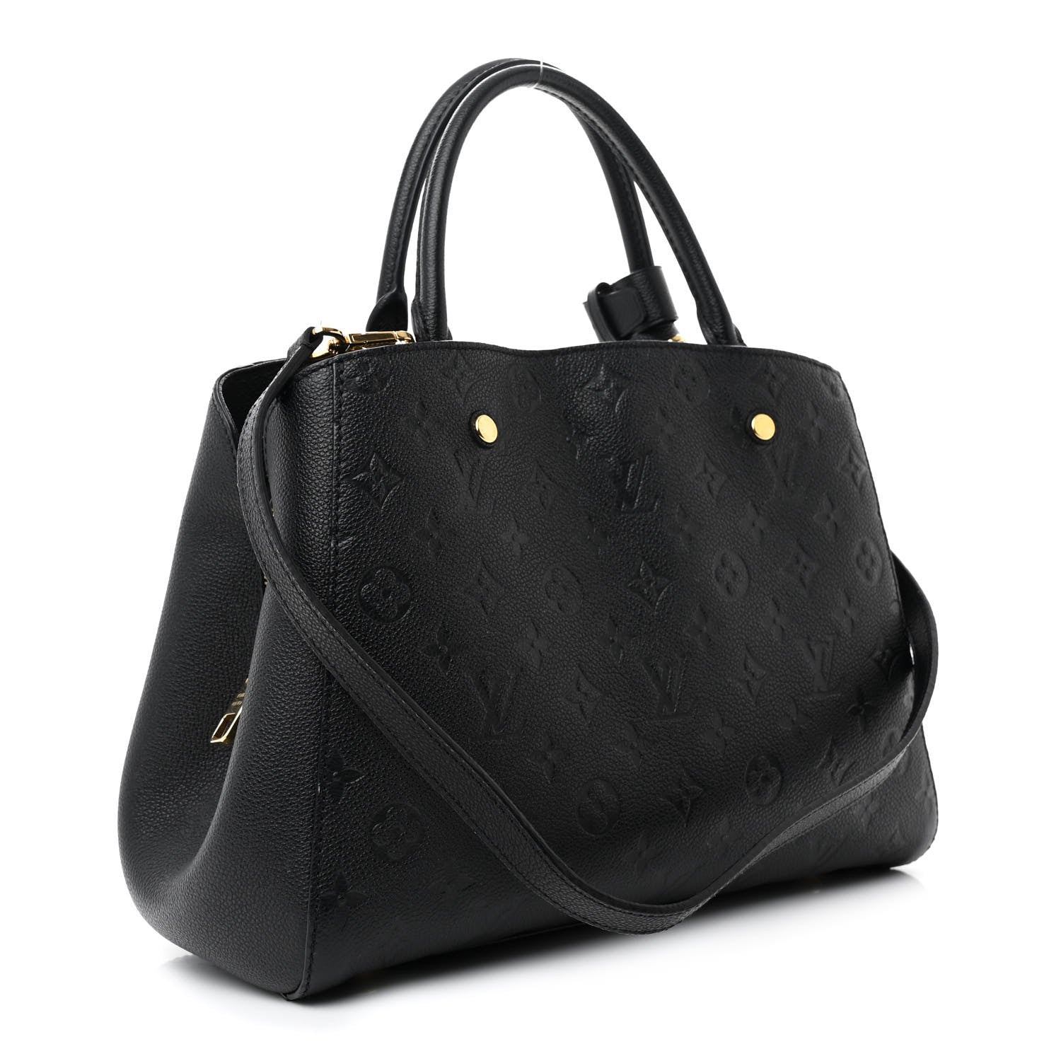 Louis Vuitton Empreinte Montaigne MM Black 3 of 11