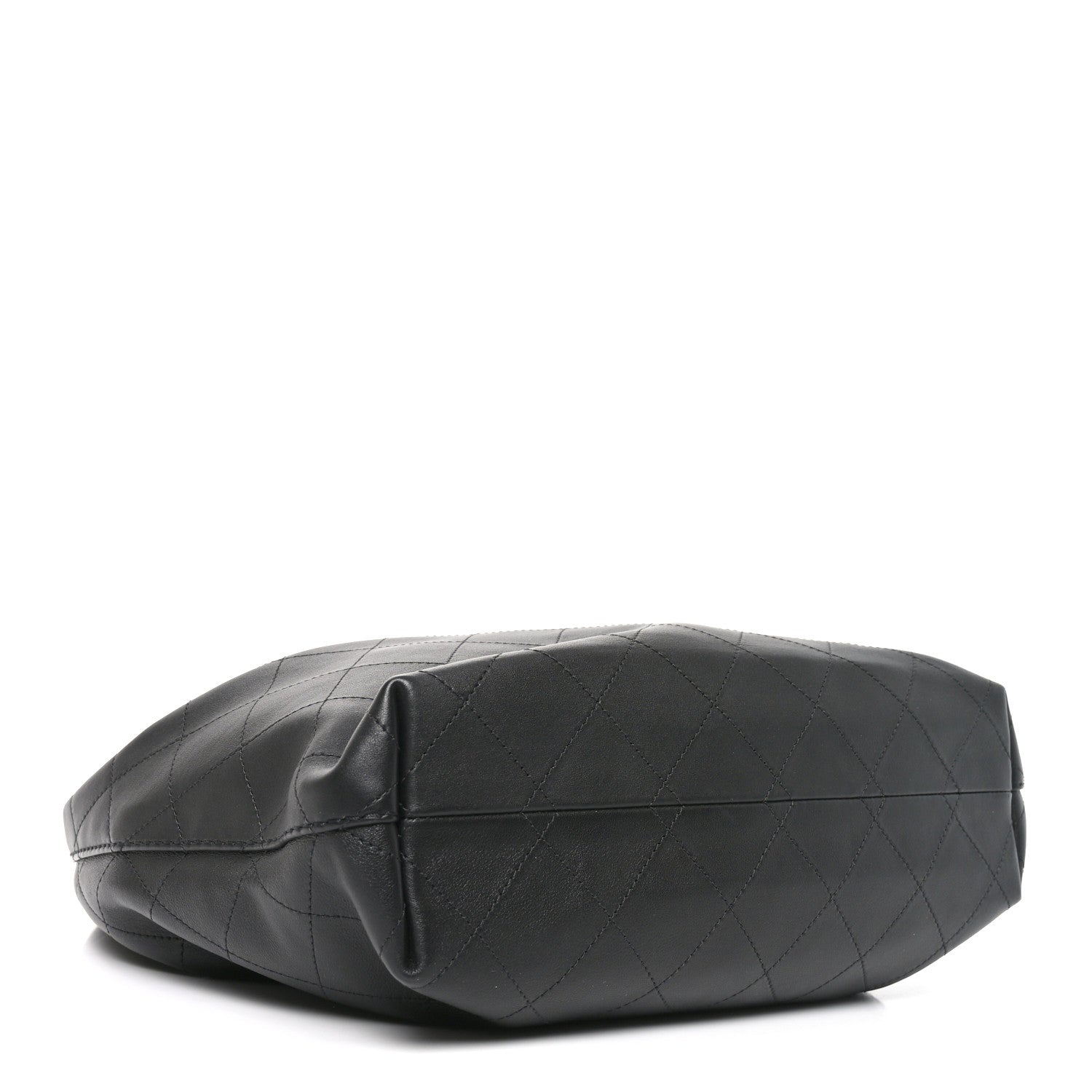 Chanel Calfskin Quilted Small Maxi Hobo Black 4 of 10