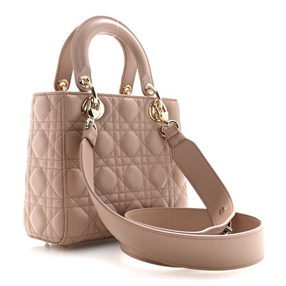 Christian Dior Lambskin Cannage Small My ABCDior Lady Dior Blush 3 of 13