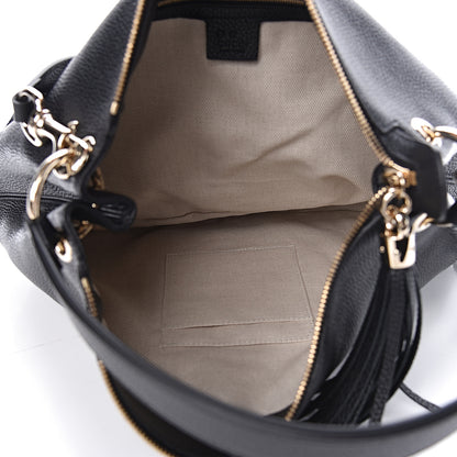Gucci Pebbled Calfskin Large Soho Hobo Black 6 of 11