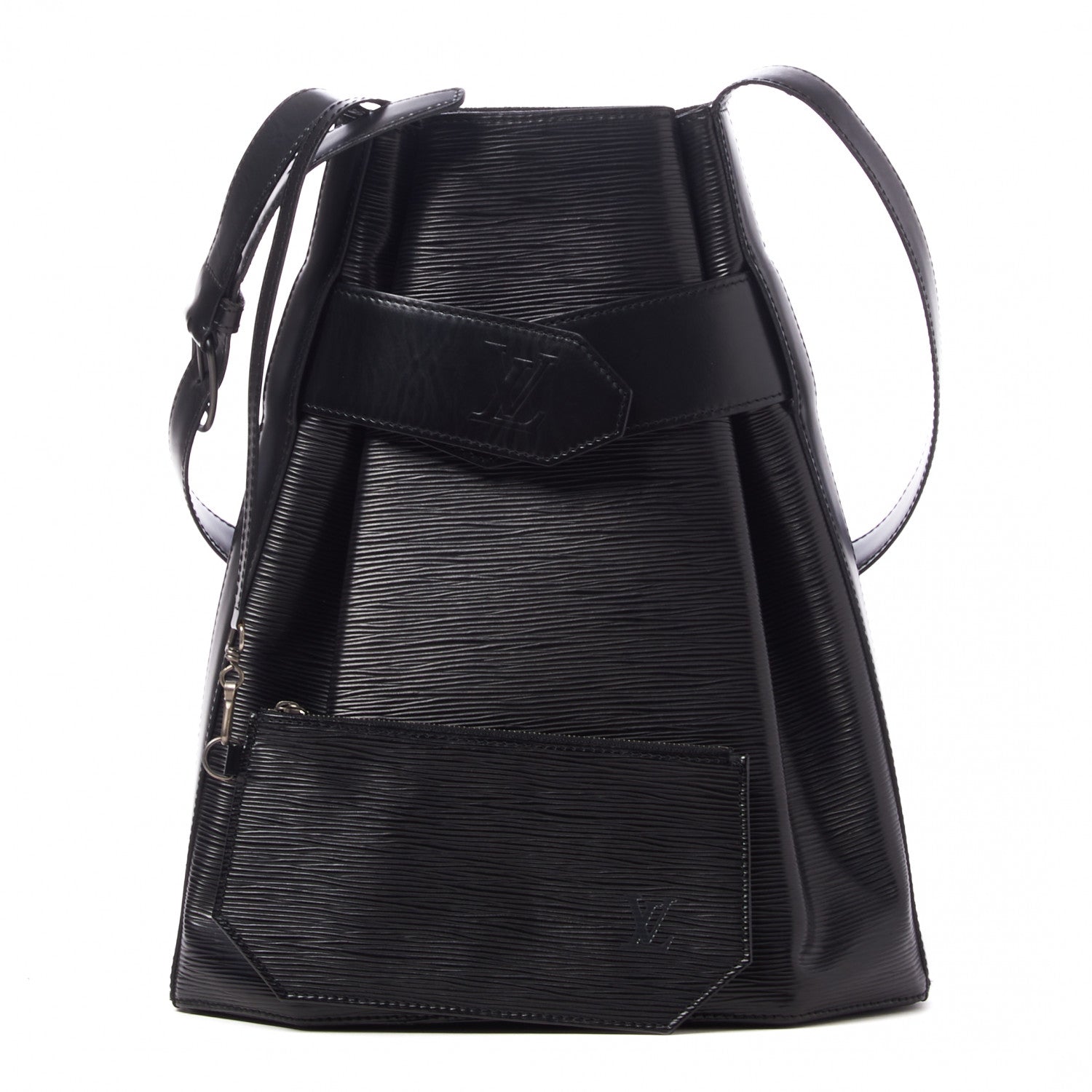 Louis Vuitton Epi Sac D'Epaule GM Black 1 of 8